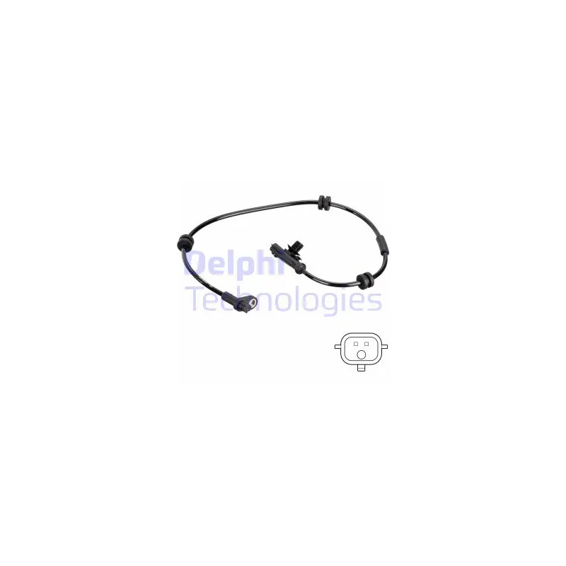 Capteur, vitesse de roue DELPHI SS20766