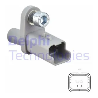 Capteur, vitesse de roue DELPHI SS20767