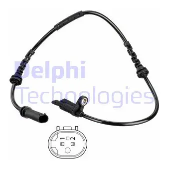Capteur, vitesse de roue DELPHI