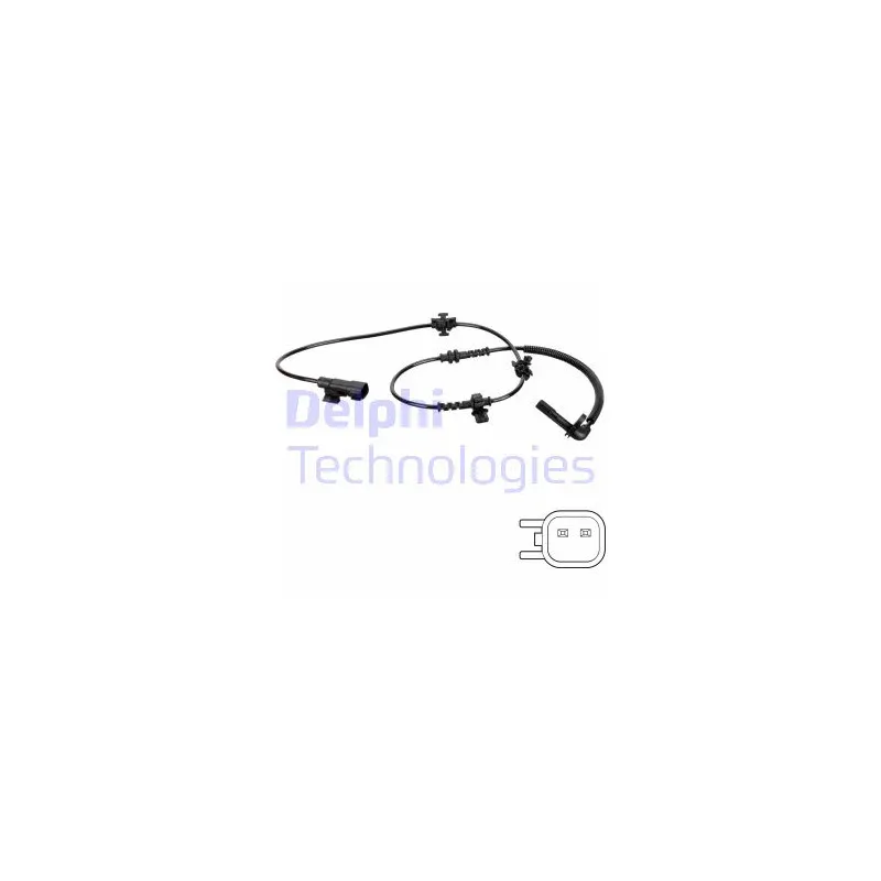 Capteur, vitesse de roue DELPHI SS20773