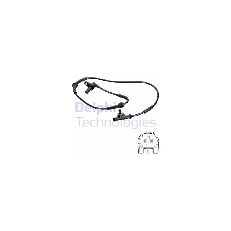Capteur, vitesse de roue DELPHI SS20776