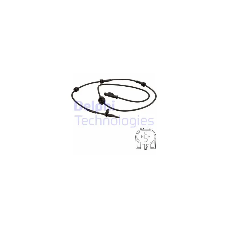 Capteur, vitesse de roue DELPHI SS20778