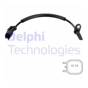 Capteur, vitesse de roue DELPHI SS20779