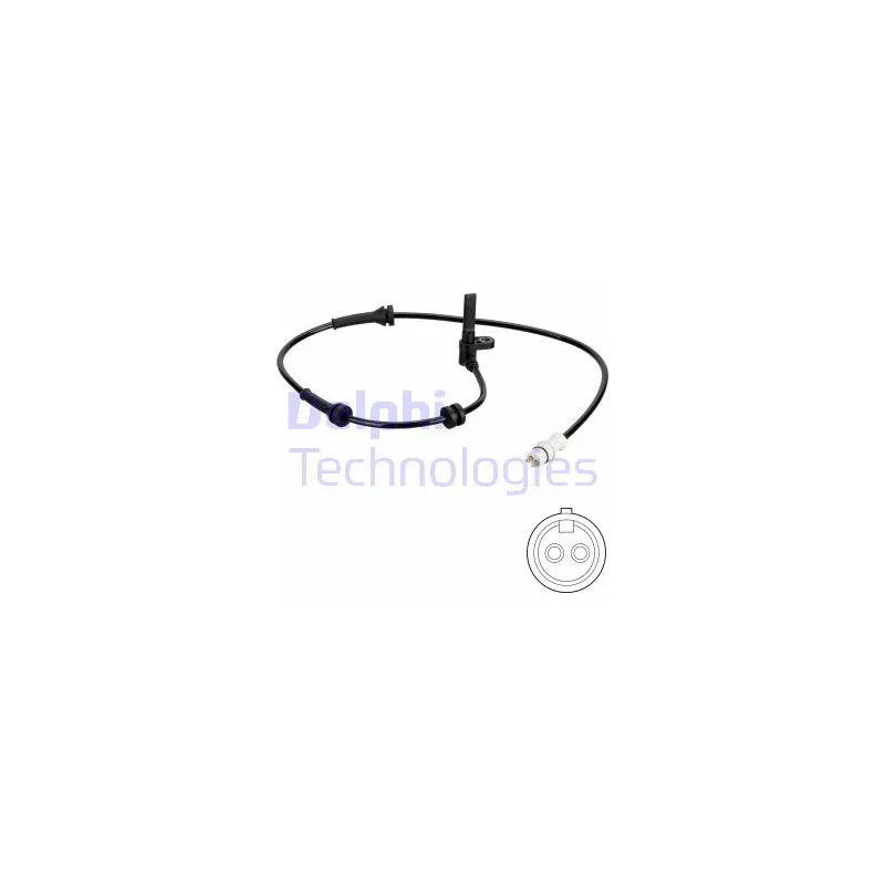 Capteur, vitesse de roue DELPHI SS20783