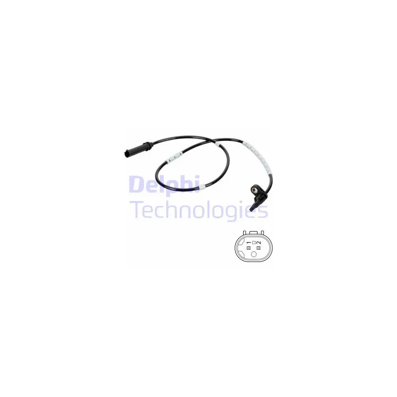Capteur, vitesse de roue DELPHI SS20784