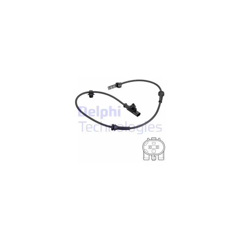Capteur, vitesse de roue DELPHI SS20786