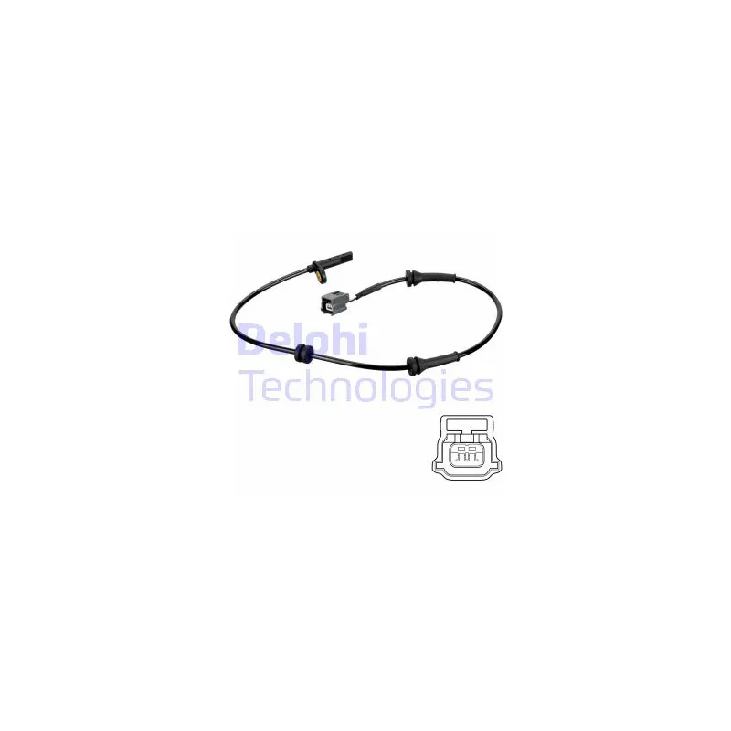 Capteur, vitesse de roue DELPHI SS20796