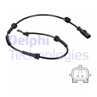 Capteur, vitesse de roue DELPHI SS20799