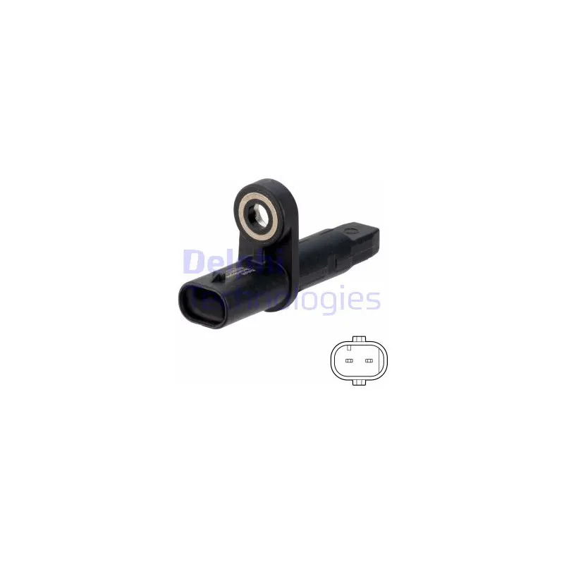 Capteur, vitesse de roue DELPHI SS20801