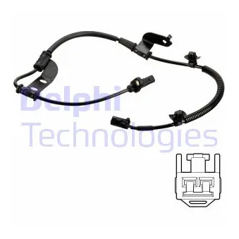 Capteur, vitesse de roue DELPHI SS20803