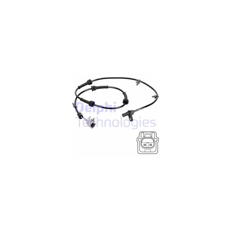 Capteur, vitesse de roue DELPHI SS20806