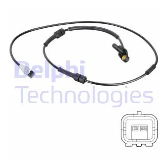 Capteur, vitesse de roue DELPHI SS20810