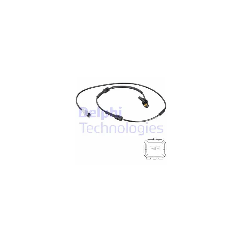 Capteur, vitesse de roue DELPHI SS20810
