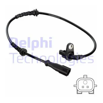 Capteur, vitesse de roue DELPHI