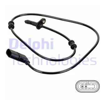 Capteur, vitesse de roue DELPHI SS20813