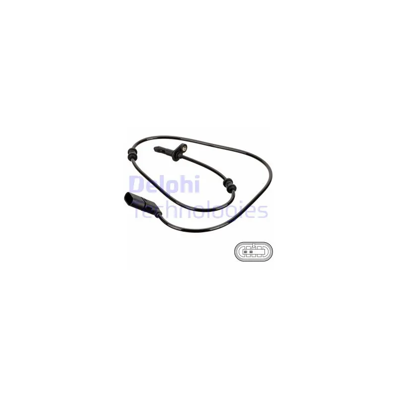 Capteur, vitesse de roue DELPHI SS20813