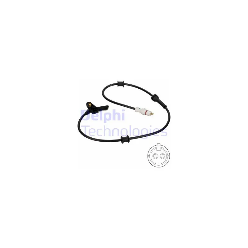 Capteur, vitesse de roue DELPHI SS20814