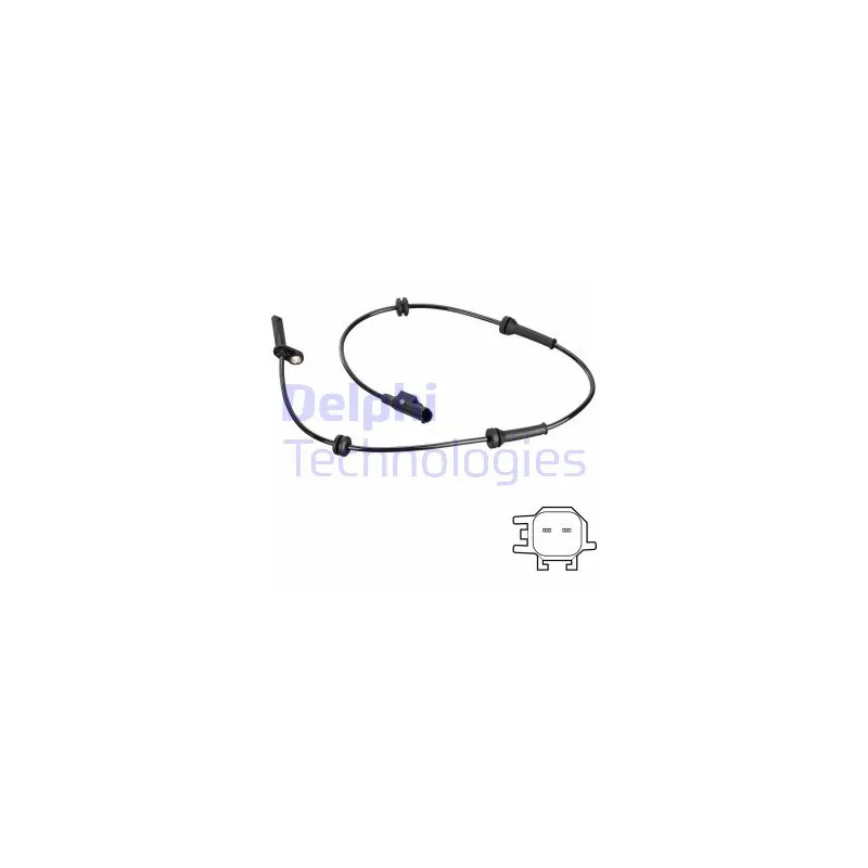 Capteur, vitesse de roue DELPHI SS20816