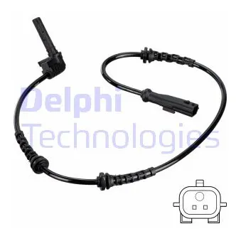 Capteur, vitesse de roue DELPHI