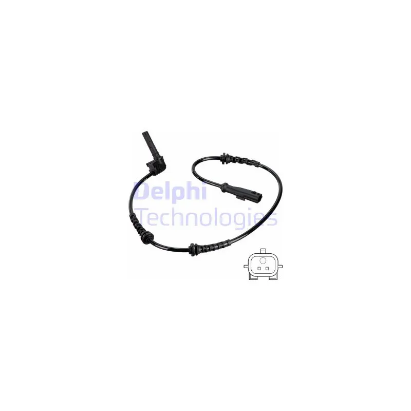 Capteur, vitesse de roue DELPHI SS20820