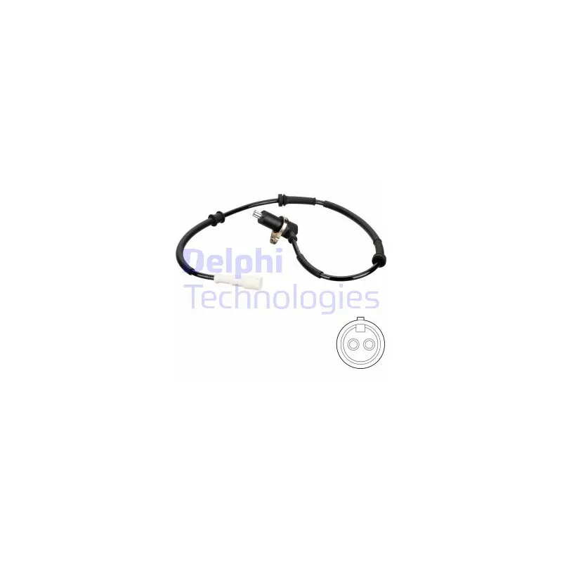 Capteur, vitesse de roue DELPHI SS20826