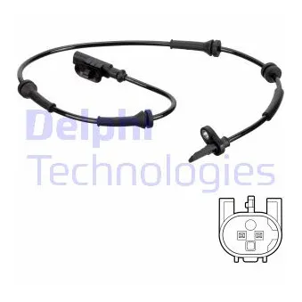 Capteur, vitesse de roue DELPHI SS20831