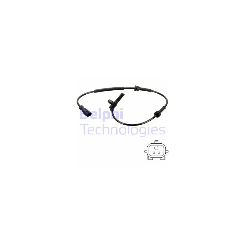 Capteur, vitesse de roue DELPHI SS20839
