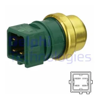 Sonde de température, liquide de refroidissement DELPHI TS10487