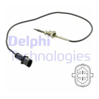 Capteur, température des gaz DELPHI