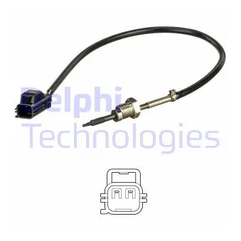 Capteur, température des gaz DELPHI