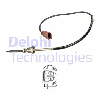 Capteur, température des gaz DELPHI TS30259