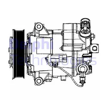 Compresseur, climatisation DELPHI TSP0155948