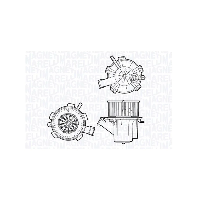 Pulseur d'air habitacle MAGNETI MARELLI 069412706010