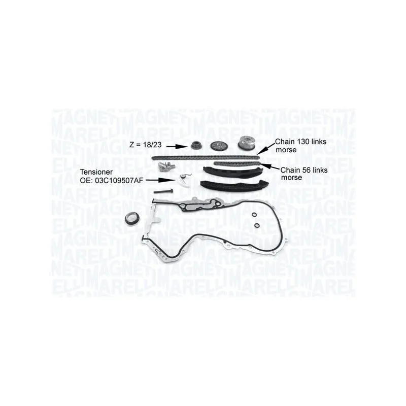 Kit de distribution par chaîne MAGNETI MARELLI 341500001200