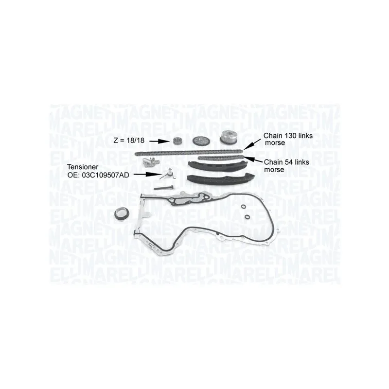 Kit de distribution par chaîne MAGNETI MARELLI 341500001210