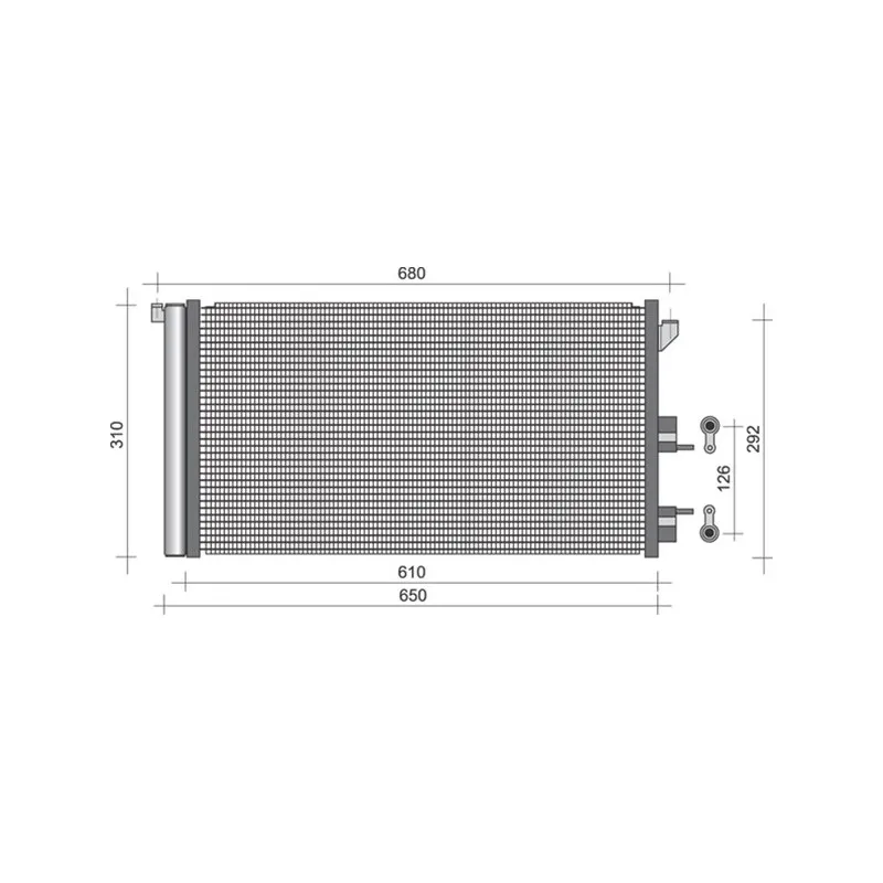 Condenseur, climatisation MAGNETI MARELLI 350203248000