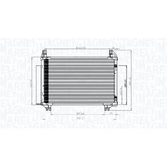 Condenseur, climatisation MAGNETI MARELLI