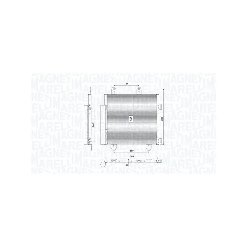 Condenseur, climatisation MAGNETI MARELLI 350203794000
