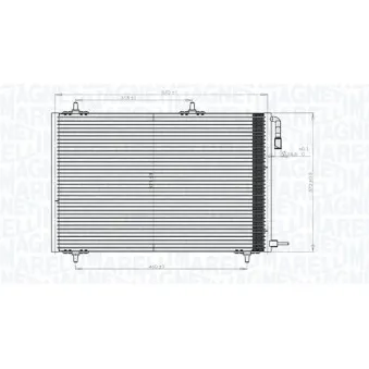 Condenseur, climatisation MAGNETI MARELLI 350203816000