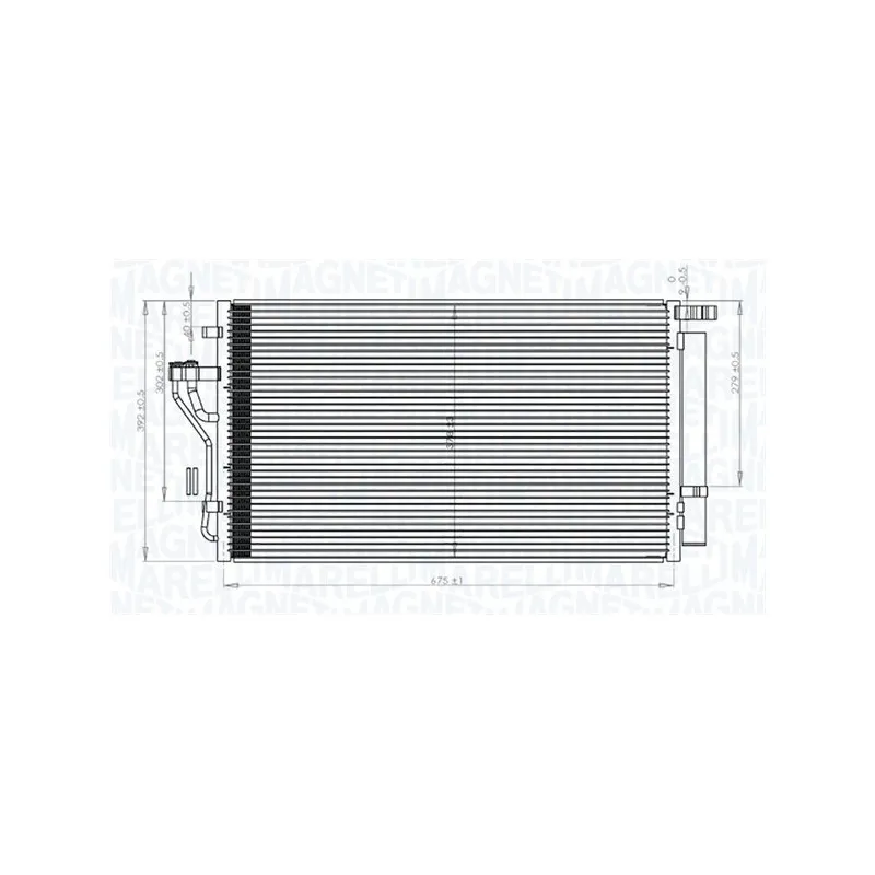Condenseur, climatisation MAGNETI MARELLI 350203848000