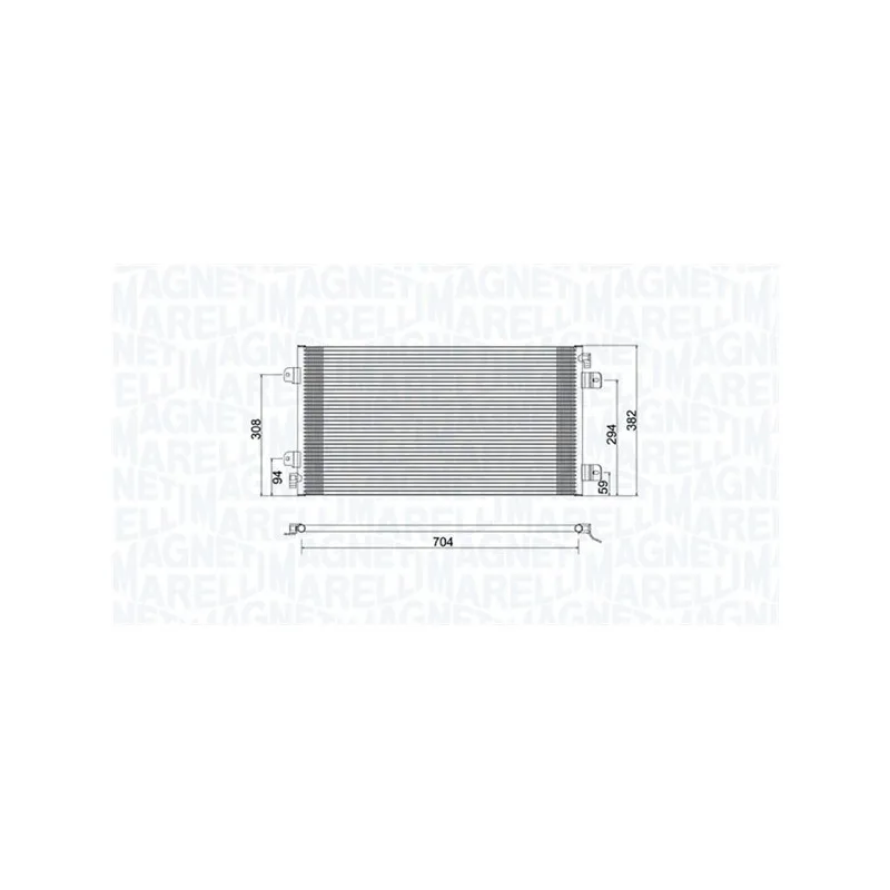 Condenseur, climatisation MAGNETI MARELLI 350203941000