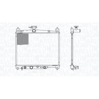 Radiateur, refroidissement du moteur MAGNETI MARELLI