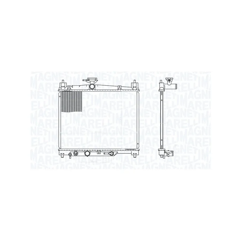Radiateur, refroidissement du moteur MAGNETI MARELLI 350213176300