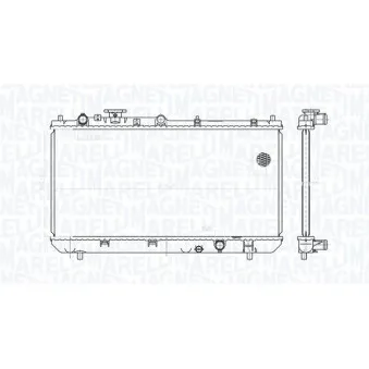 Radiateur, refroidissement du moteur MAGNETI MARELLI 350213177200