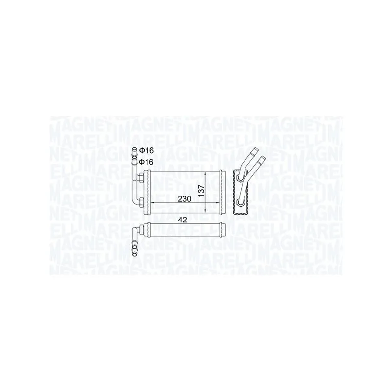 Système de chauffage MAGNETI MARELLI 350218406000