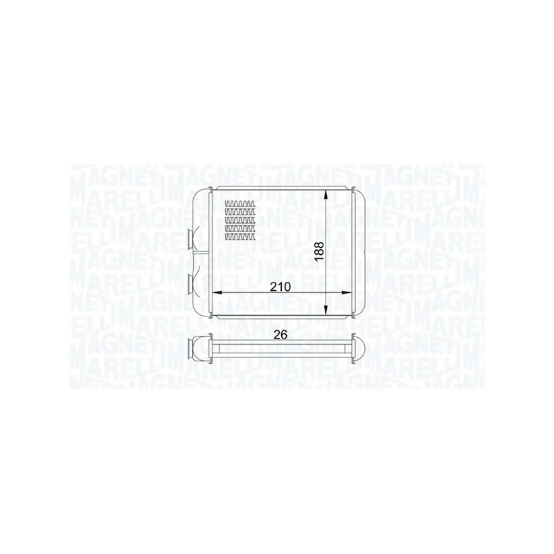 Système de chauffage MAGNETI MARELLI 350218407000