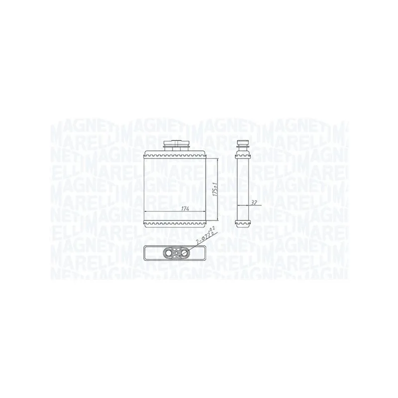 Système de chauffage MAGNETI MARELLI 350218412000