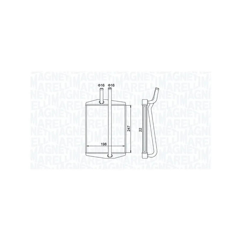Système de chauffage MAGNETI MARELLI 350218413000