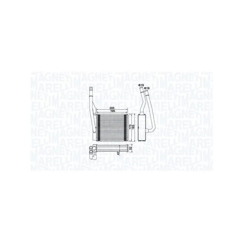Système de chauffage MAGNETI MARELLI 350218414000