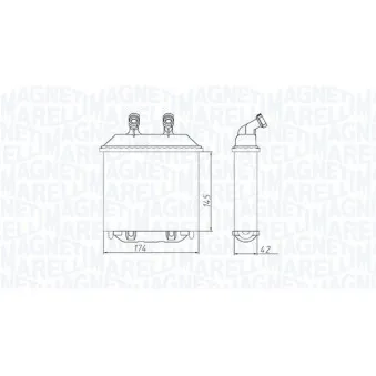 Système de chauffage MAGNETI MARELLI 350218415000